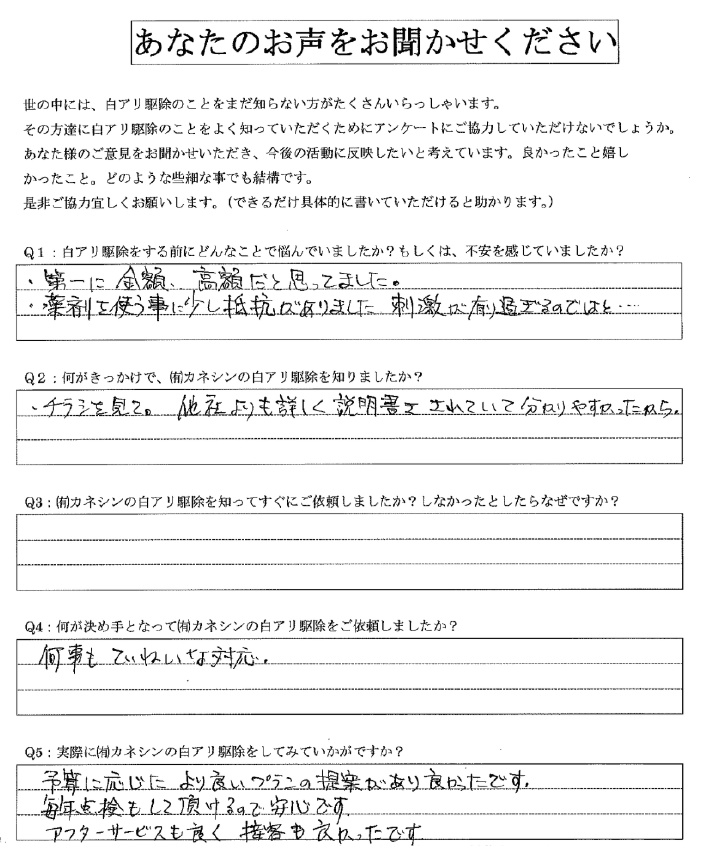 喜びの声イメージ